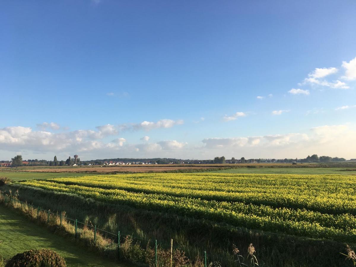 דה האן Knus Appartement Met Zicht Op Zeepolder מראה חיצוני תמונה